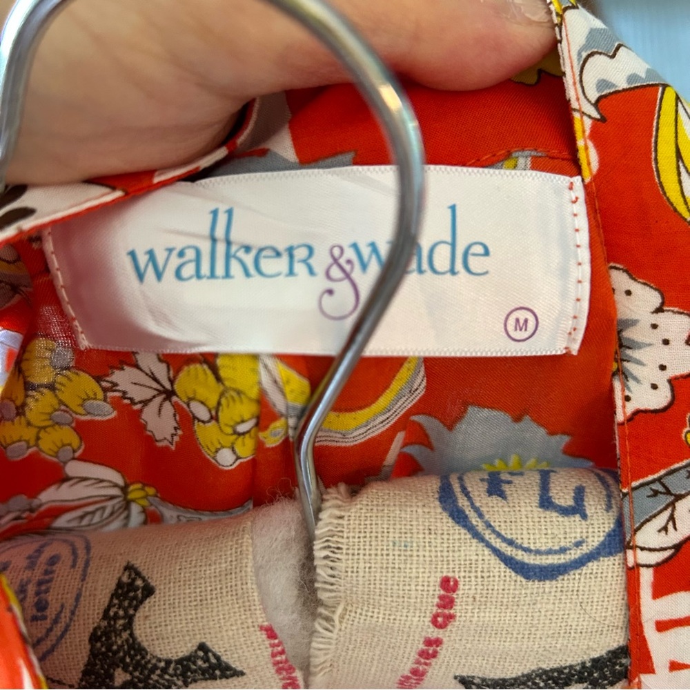 WALKER & WADE
ORANGE MULTI PRINT DRESS - Picture 8 of 9